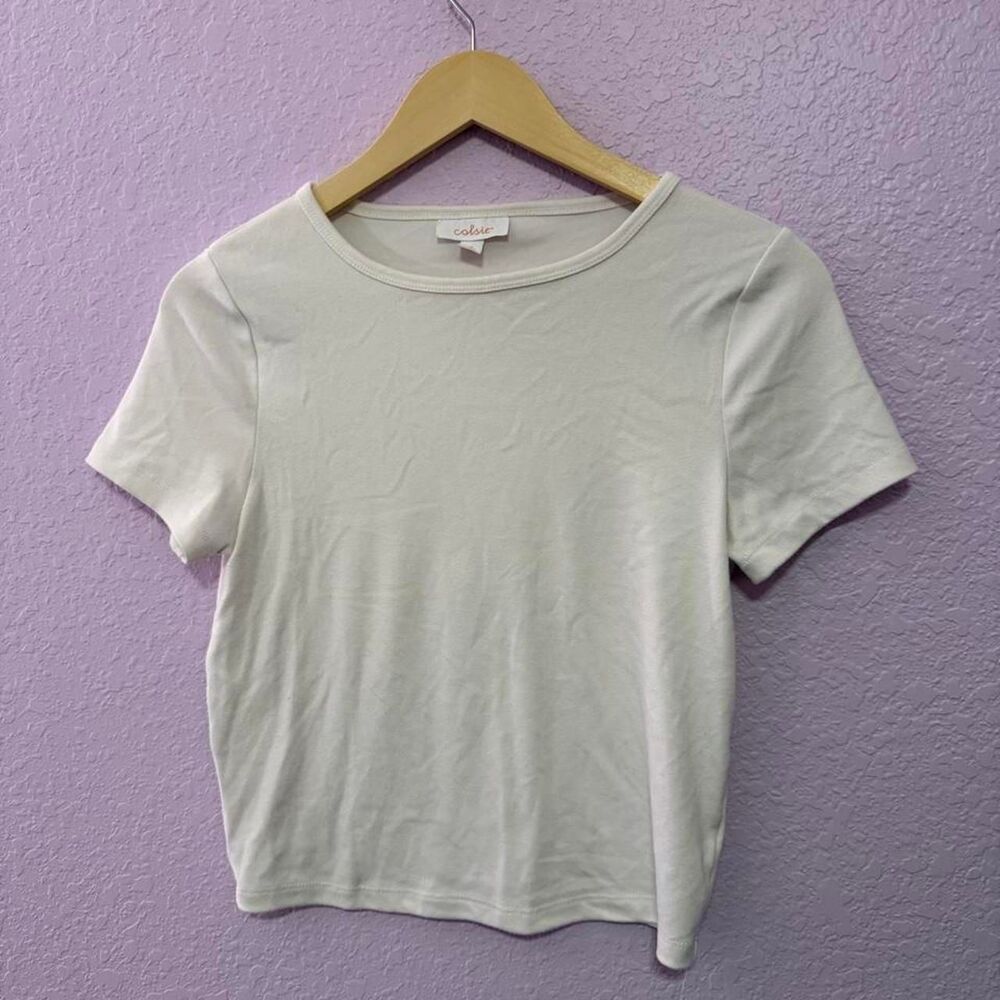 Colsie Women's White T-shirt
